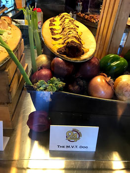 the mvt dog - food at Globe Life Park