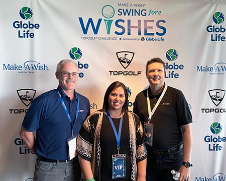 Globe Life Swing for Wishes 2019”